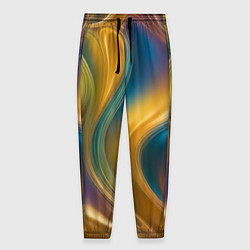 Мужские брюки Жидкий разноцветный металл