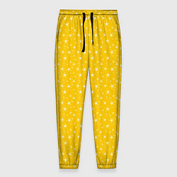 Мужские брюки Жёлтый со звёздочками