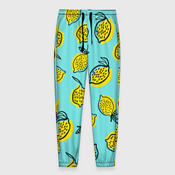 Мужские брюки Летние лимоны - паттерн