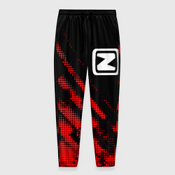 Брюки на резинке мужские Zotye sport grunge, цвет: 3D-принт
