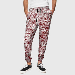 Брюки на резинке мужские Линогравюра, цвет: 3D-принт — фото 2