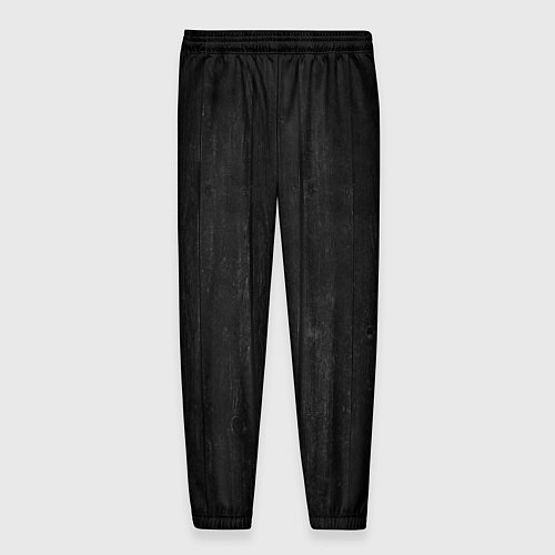 Мужские брюки Текстура темного паркета / 3D-принт – фото 2