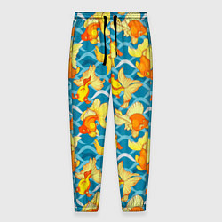 Мужские брюки Разноцветные золотые рыбки