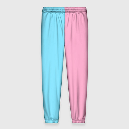 Мужские брюки Summer-pink and blue / 3D-принт – фото 2