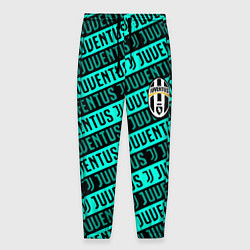 Мужские брюки Juventus pattern logo steel