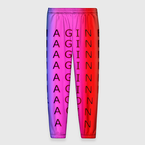 Мужские брюки Imagine Dragons neon rock / 3D-принт – фото 2