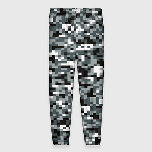 Мужские брюки Камуфляжные пиксели текстура / 3D-принт – фото 2