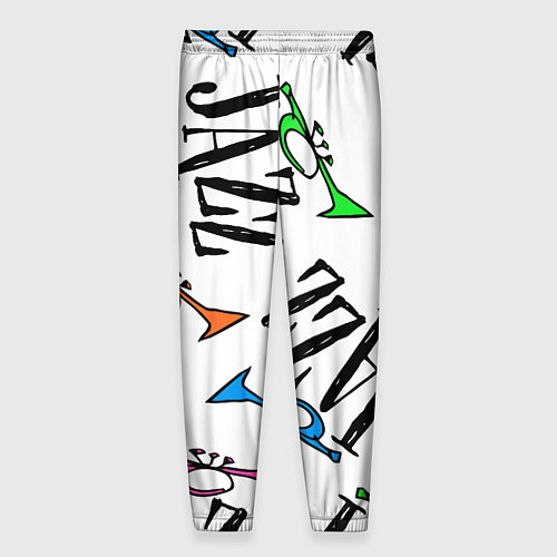 Мужские брюки Just jazz in color / 3D-принт – фото 2