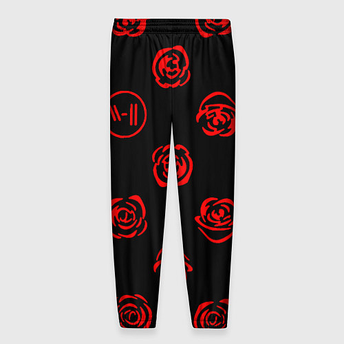 Мужские брюки Twenty one pilots rose pattern / 3D-принт – фото 2