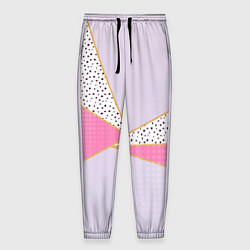 Мужские брюки Геометрическая абстракция с треугольниками и пятни