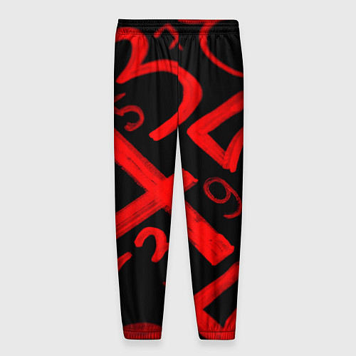 Мужские брюки Числовой код / 3D-принт – фото 2