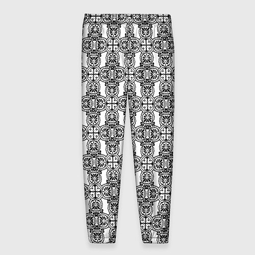 Мужские брюки Винтажный ажур / 3D-принт – фото 2