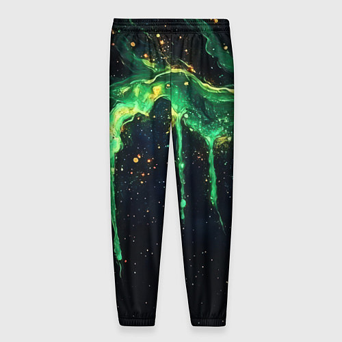 Мужские брюки Зеленая кислота / 3D-принт – фото 2