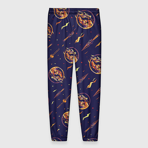 Мужские брюки Mortal Kombat logo pattern / 3D-принт – фото 2
