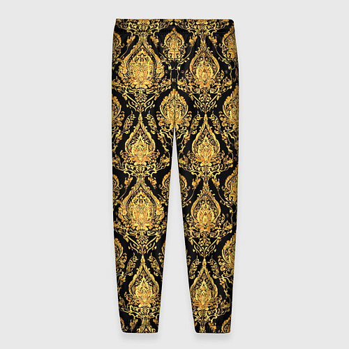 Мужские брюки Тайский золотой орнамент / 3D-принт – фото 2