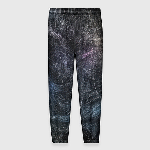 Мужские брюки Разноцветные хаотичные линии / 3D-принт – фото 2