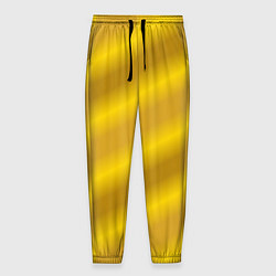 Брюки на резинке мужские Золотой градиент, цвет: 3D-принт
