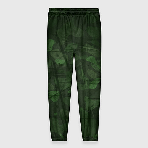 Мужские брюки Абстракция - strange camouflage / 3D-принт – фото 2