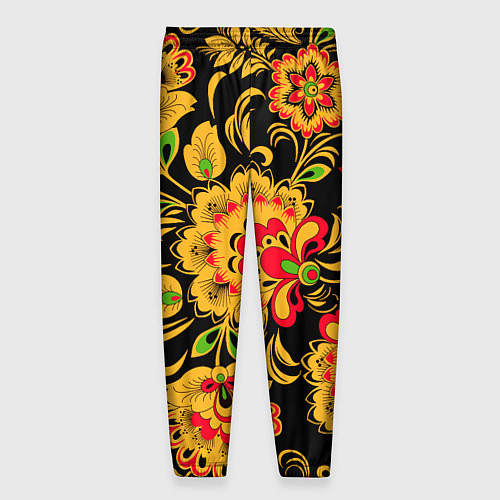 Мужские брюки Хохлома - роспись / 3D-принт – фото 2