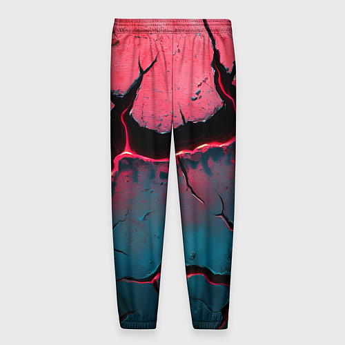 Мужские брюки Объемные разломы текстура / 3D-принт – фото 2