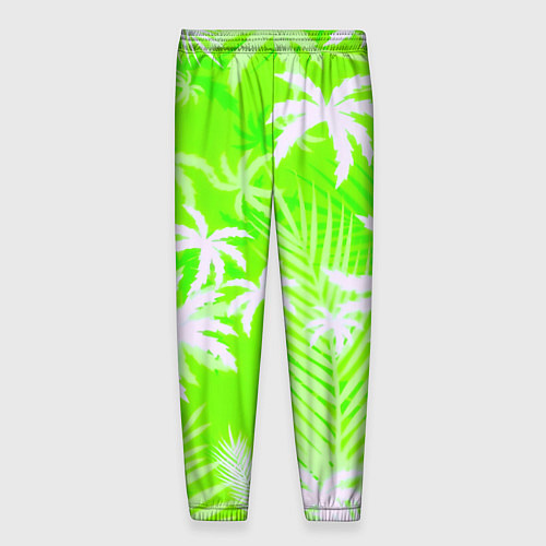 Мужские брюки Кислотные тропики / 3D-принт – фото 2