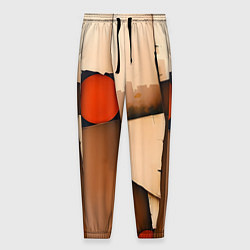 Мужские брюки Фрагментированная композиция
