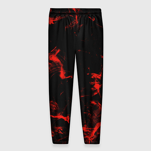 Мужские брюки Color red black / 3D-принт – фото 2