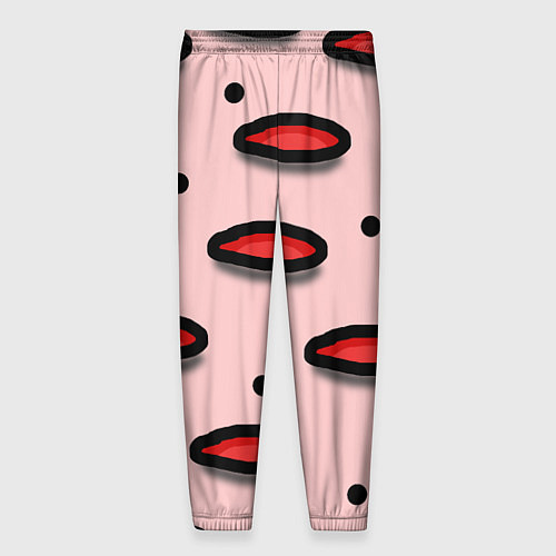 Мужские брюки Круги маркер - паттерн / 3D-принт – фото 2