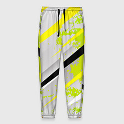 Мужские брюки Color white light green
