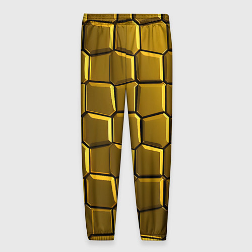 Мужские брюки Золотые слитки / 3D-принт – фото 2