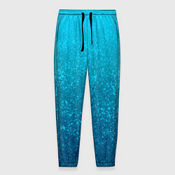 Мужские брюки Лазурный голубой текстурный градиент