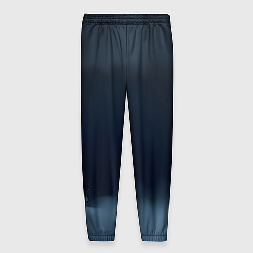 Мужские брюки Черные градиенты / 3D-принт – фото 2