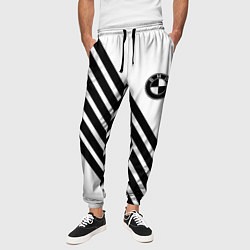 Брюки на резинке мужские BMW geometry, цвет: 3D-принт — фото 2