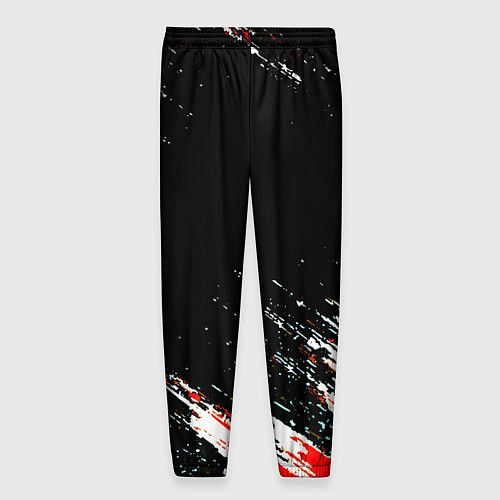 Мужские брюки Манчестер краски штрихи / 3D-принт – фото 2