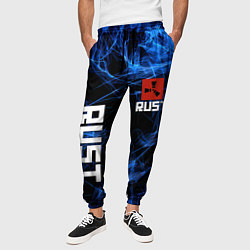 Брюки на резинке мужские Rust молнии, цвет: 3D-принт — фото 2