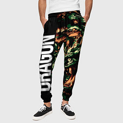 Брюки на резинке мужские Татуировка дракона ирезуми, цвет: 3D-принт — фото 2