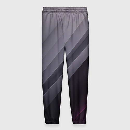 Мужские брюки Color black grey / 3D-принт – фото 2