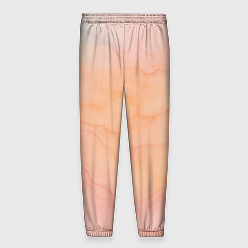 Мужские брюки Нежный персиковый / 3D-принт – фото 2