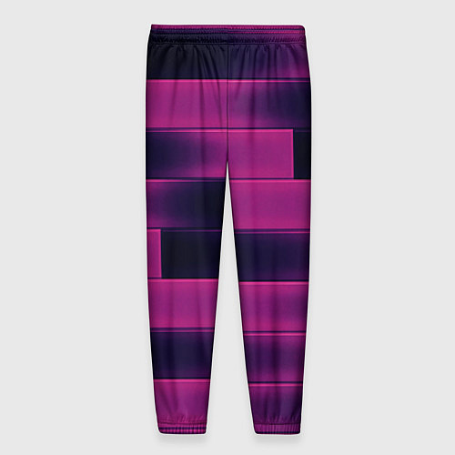 Мужские брюки Color pink square / 3D-принт – фото 2