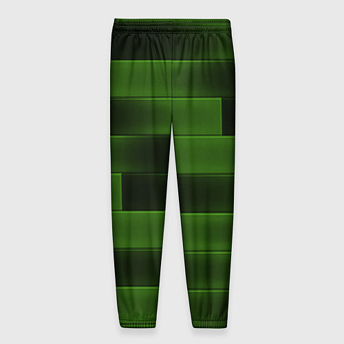 Мужские брюки The color is green brick / 3D-принт – фото 2