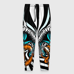 Брюки на резинке мужские Глаз и щупальца, цвет: 3D-принт