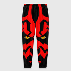 Брюки на резинке мужские Лицо Дарт Мола, цвет: 3D-принт