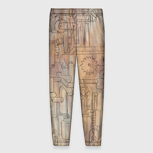 Мужские брюки Стимпанк механический киберхамелеон / 3D-принт – фото 2