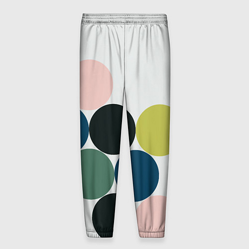 Мужские брюки Кластер чил - абстракция / 3D-принт – фото 2