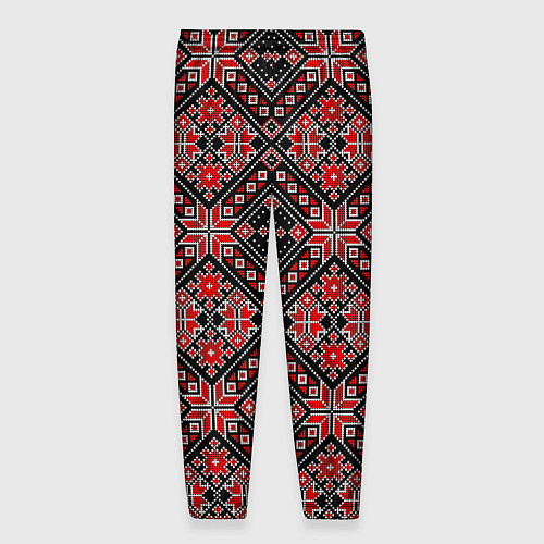 Мужские брюки Традиционная вышивка - орнамент / 3D-принт – фото 2