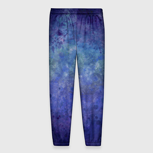 Мужские брюки Абстракция - blue tunnel / 3D-принт – фото 2