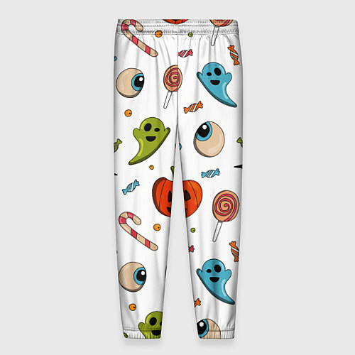 Мужские брюки Halloween pumpkin show / 3D-принт – фото 2