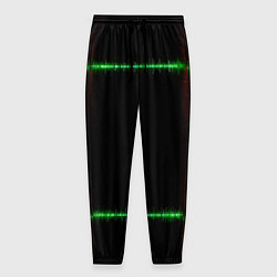 Мужские брюки Color green orange lines