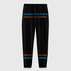 Мужские брюки Neon black red blue