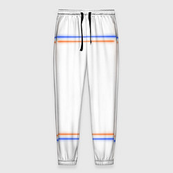 Мужские брюки Neon white orange blue